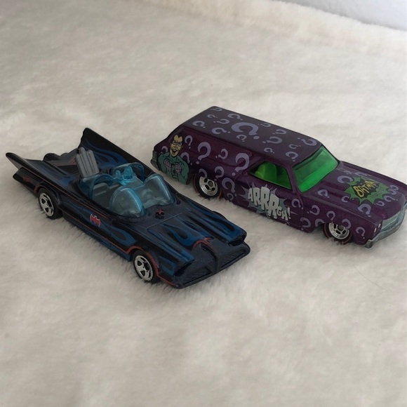 Hotwheels Other - Batmobile and Joker Van. Collector’s Spotlight: A Unique Duo of Mattel Icons.